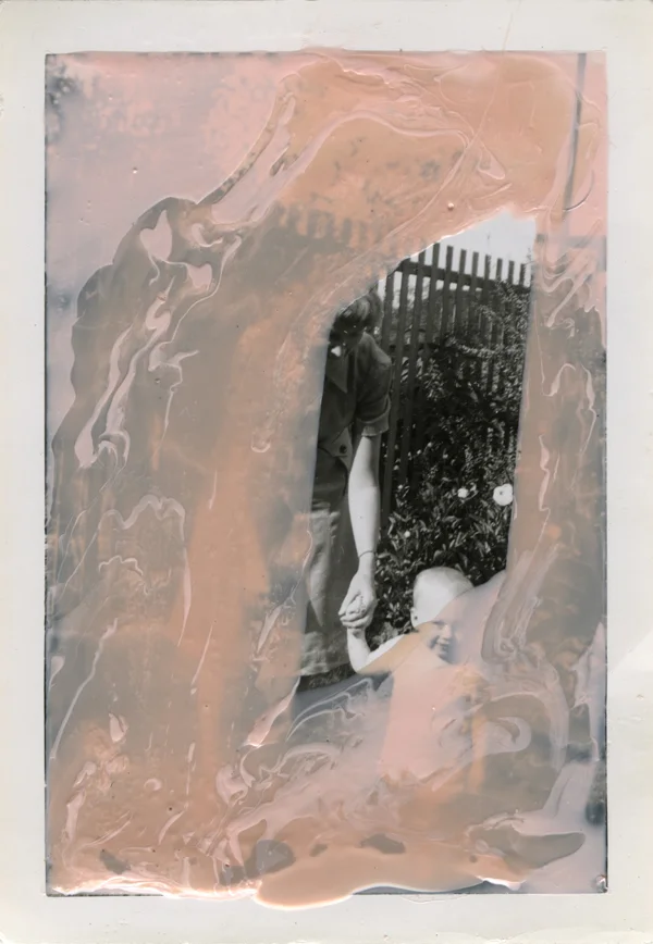 first blush found photograph and nail polish, 2012 Statement + Info