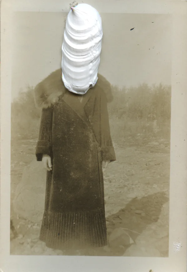culmination found photograph and oil paint, 2012 Statement + Info