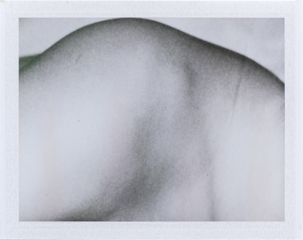   Shouldering the weight  Instant film photograph, 2013   Info + Statement  