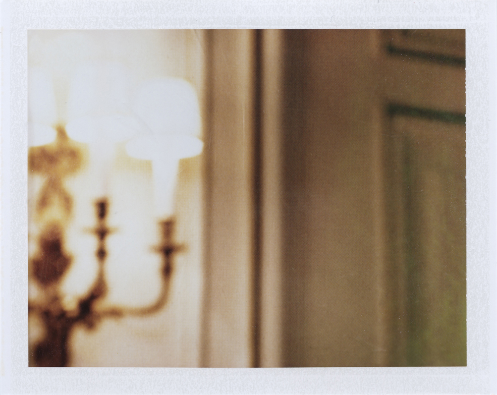   The light in the hallway  Instant film photograph, 2013   Info + Statement  