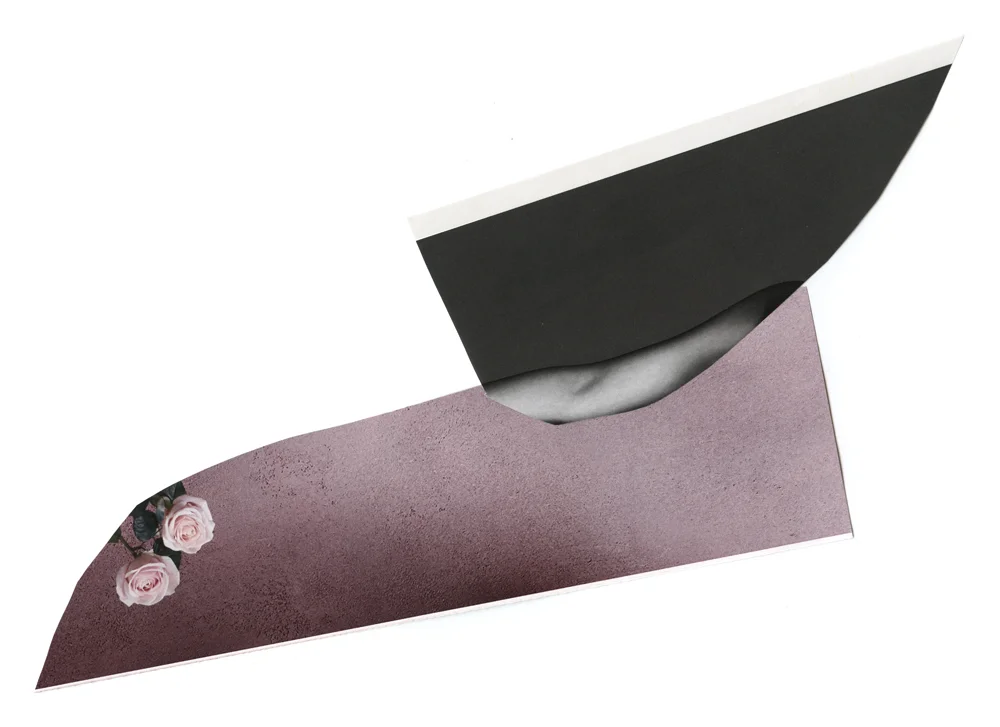 It could be so good. collage on vellum, 2014, 18x15" Statement + Info