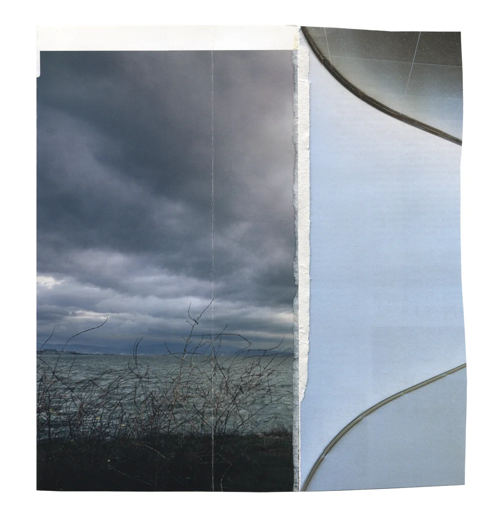 Before collage on vellum, 2014, 18x15" Statement + Info
