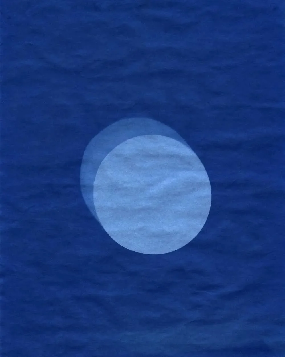 Still available in End of Year Sale

Trying (to stay)

Photograph taken on cyanotype paper during 2017 solar eclipse in Seattle, WA, printed on sintra with velvet laminate, 2017, 15x12&rdquo;, edition of 3, mounted flush and ready to hang

Sliding Sc