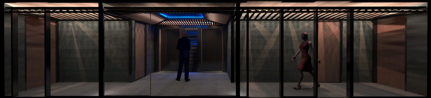 Picket Ceiling concept