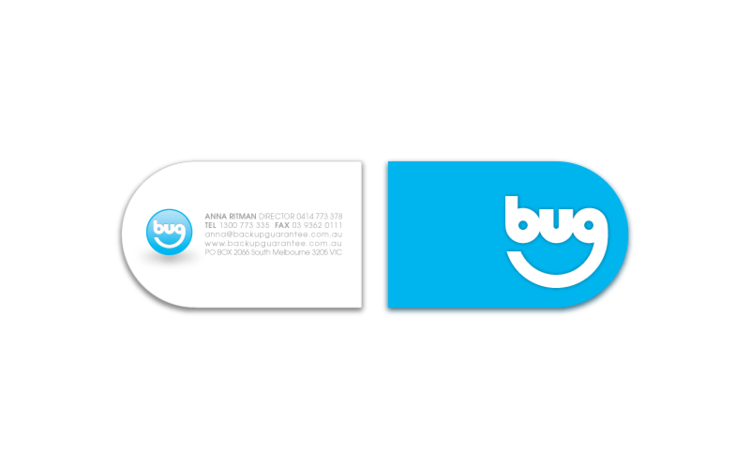 BUG business card design