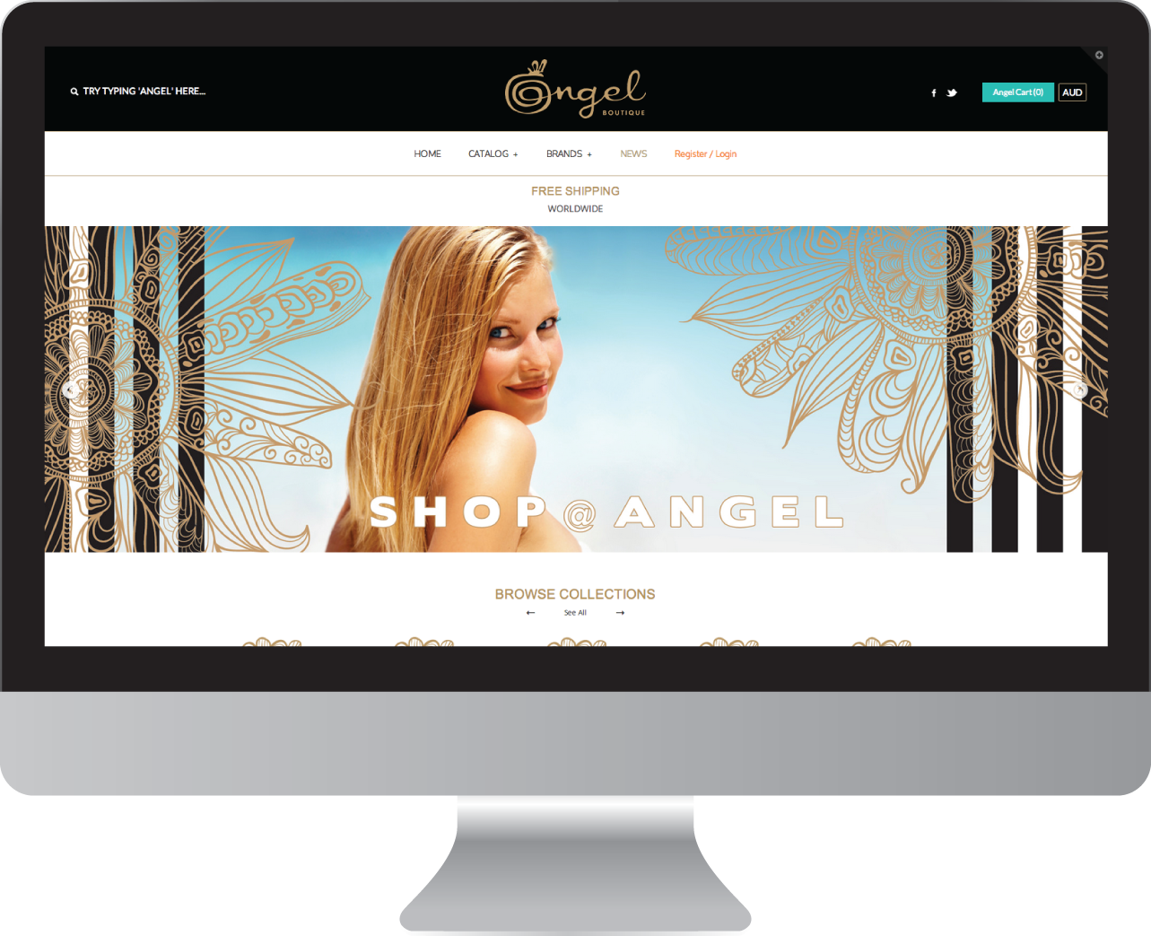 Angel Boutique Website Design