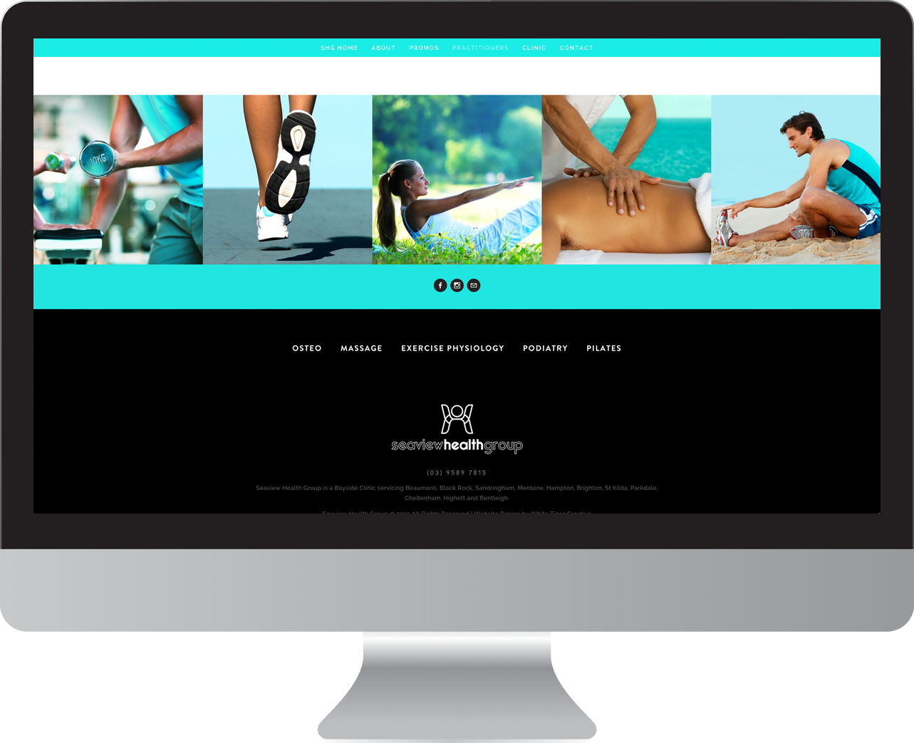 Seaview Health Group website design
