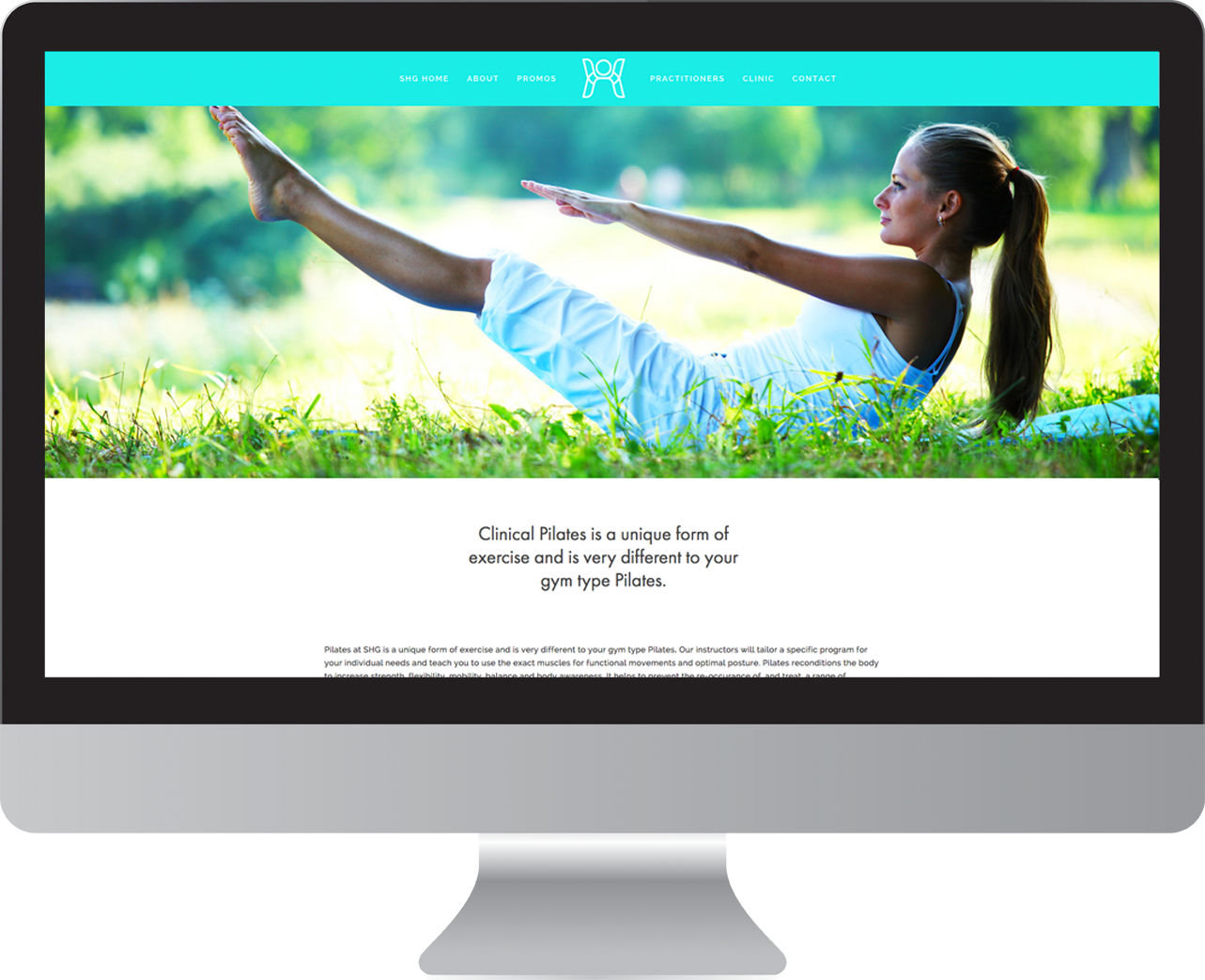 Seaview Health Group Pilates Website Design