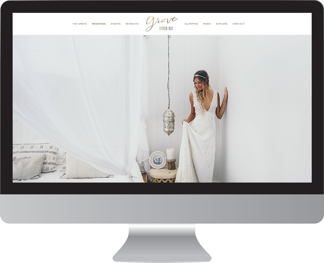 The Grove Byron Bay website design