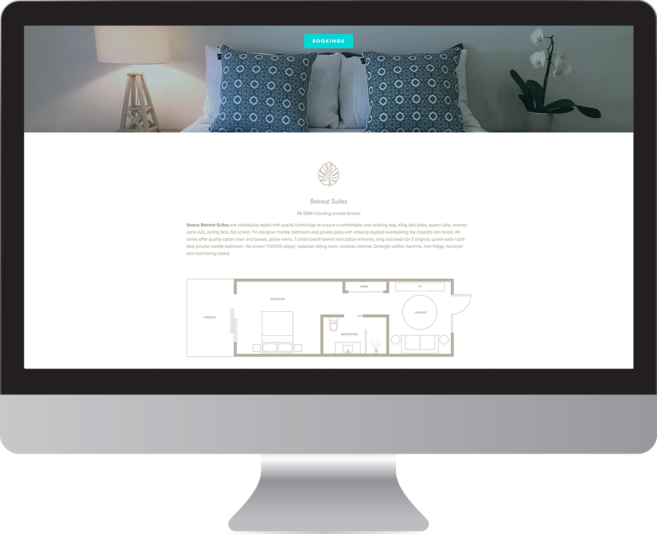 Satara Byron Bay website designer