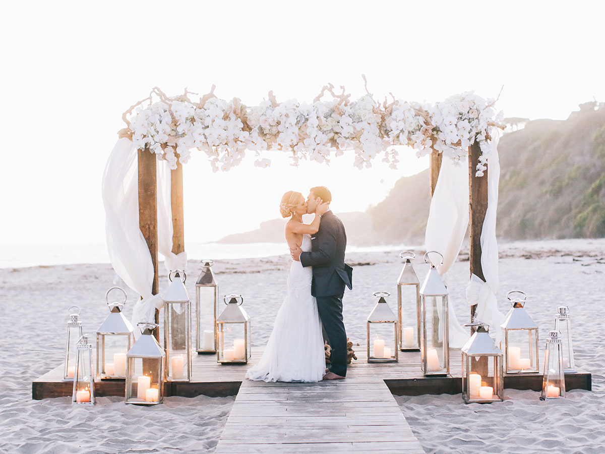 Destination wedding. Photo credit: Brandon Kidd Photography (via The Knot).