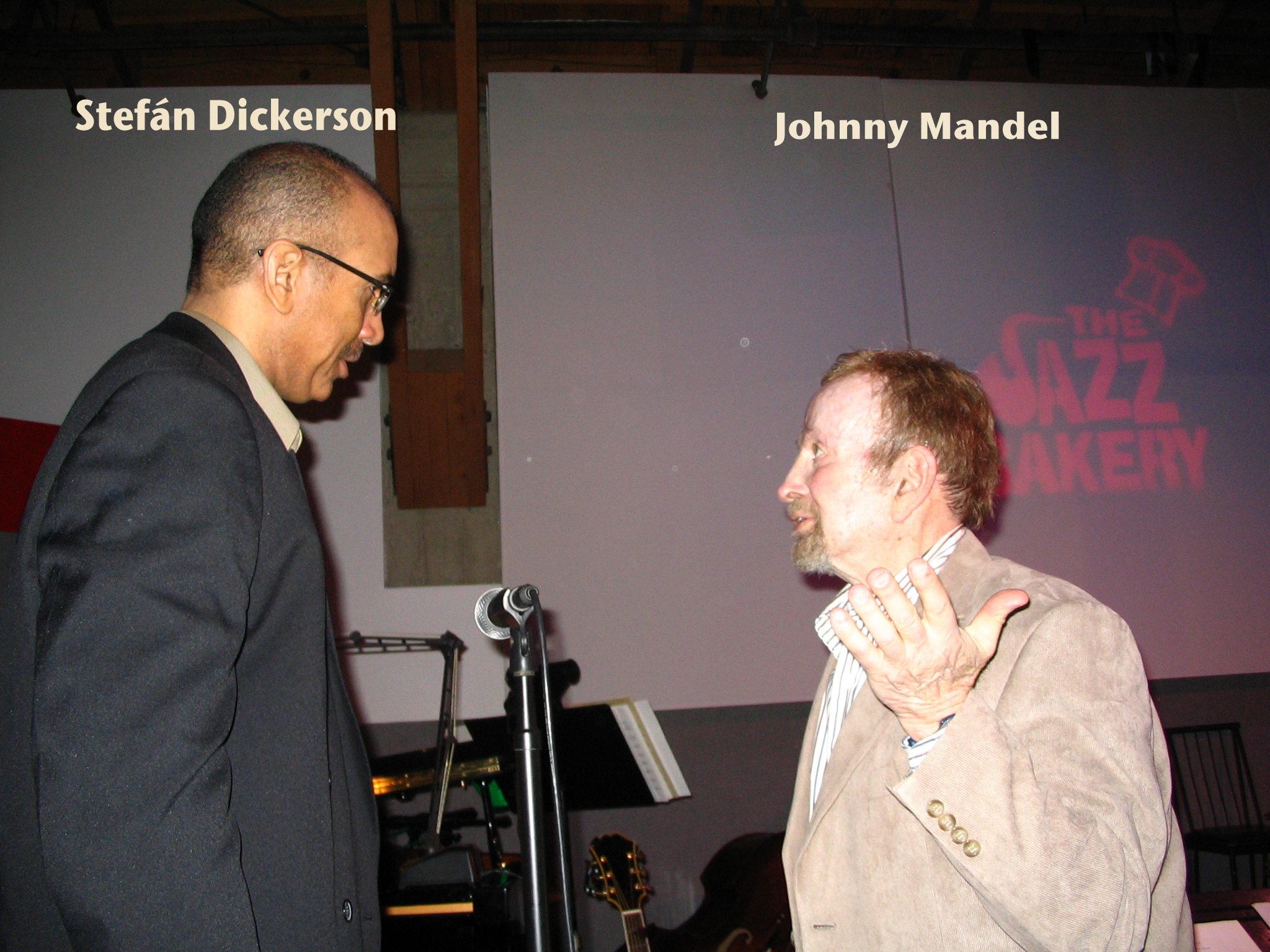 Stefán Dickerson with Johnny Mandel 