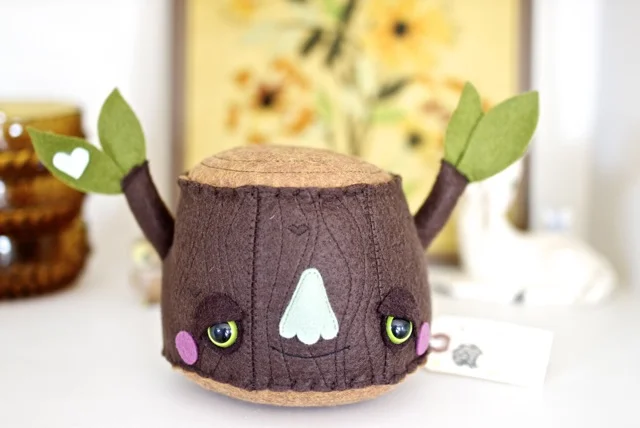 Tree Stump Plush