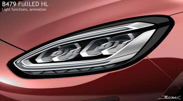 Ford Fiesta FullLed Headlamp proposal - 2015