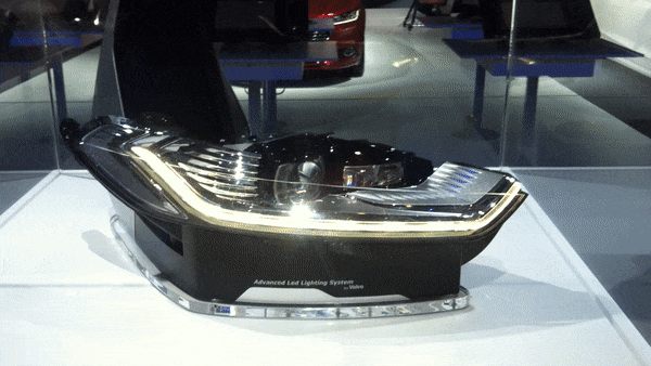 Ford Mondeo Headlamp, and an exploded mockup from 2012