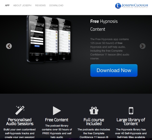 Free Hypnosis JC iPhone App Update