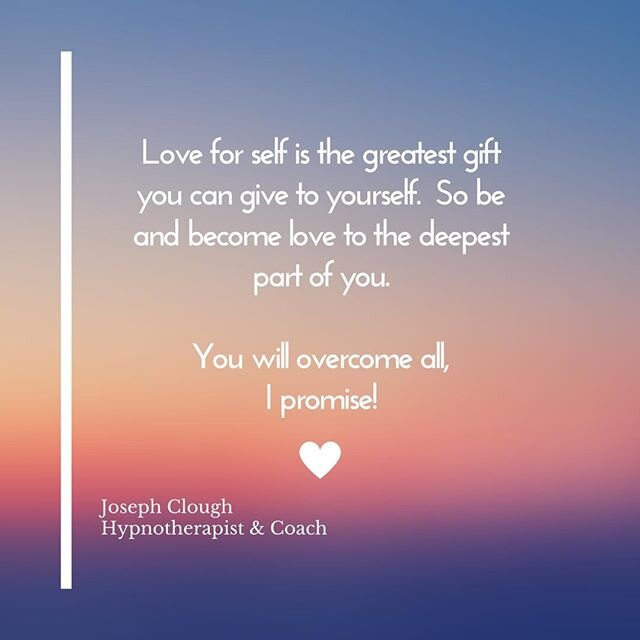 Give yourself the greatest gift. JC #love #hypnosis #power #NLP #relax #wealth #freedom #dream #success