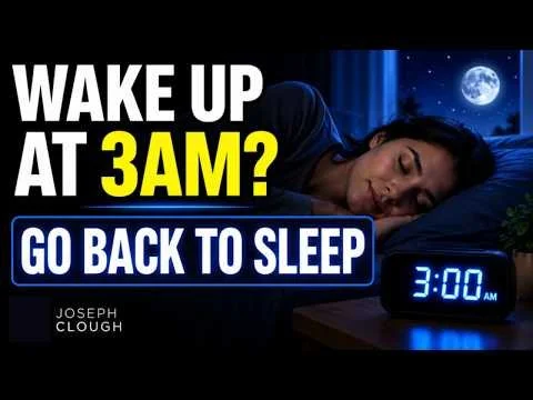 Wake Up at 3AM? Fall Back Asleep Fast Tonight 