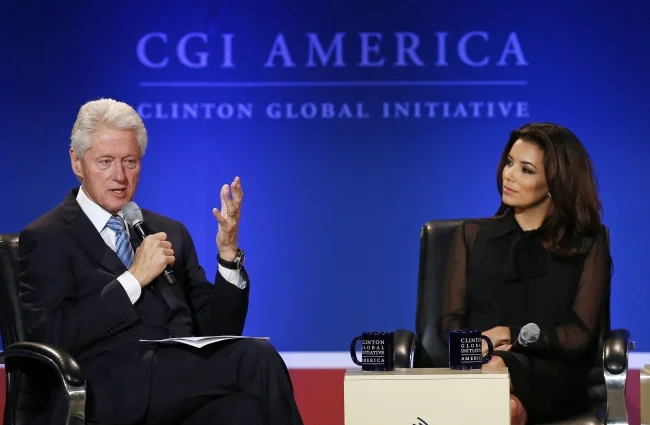 Eva Longoria at the Clinton Global Initiative June 2013. Makeup by Lauren Clark LC Faces