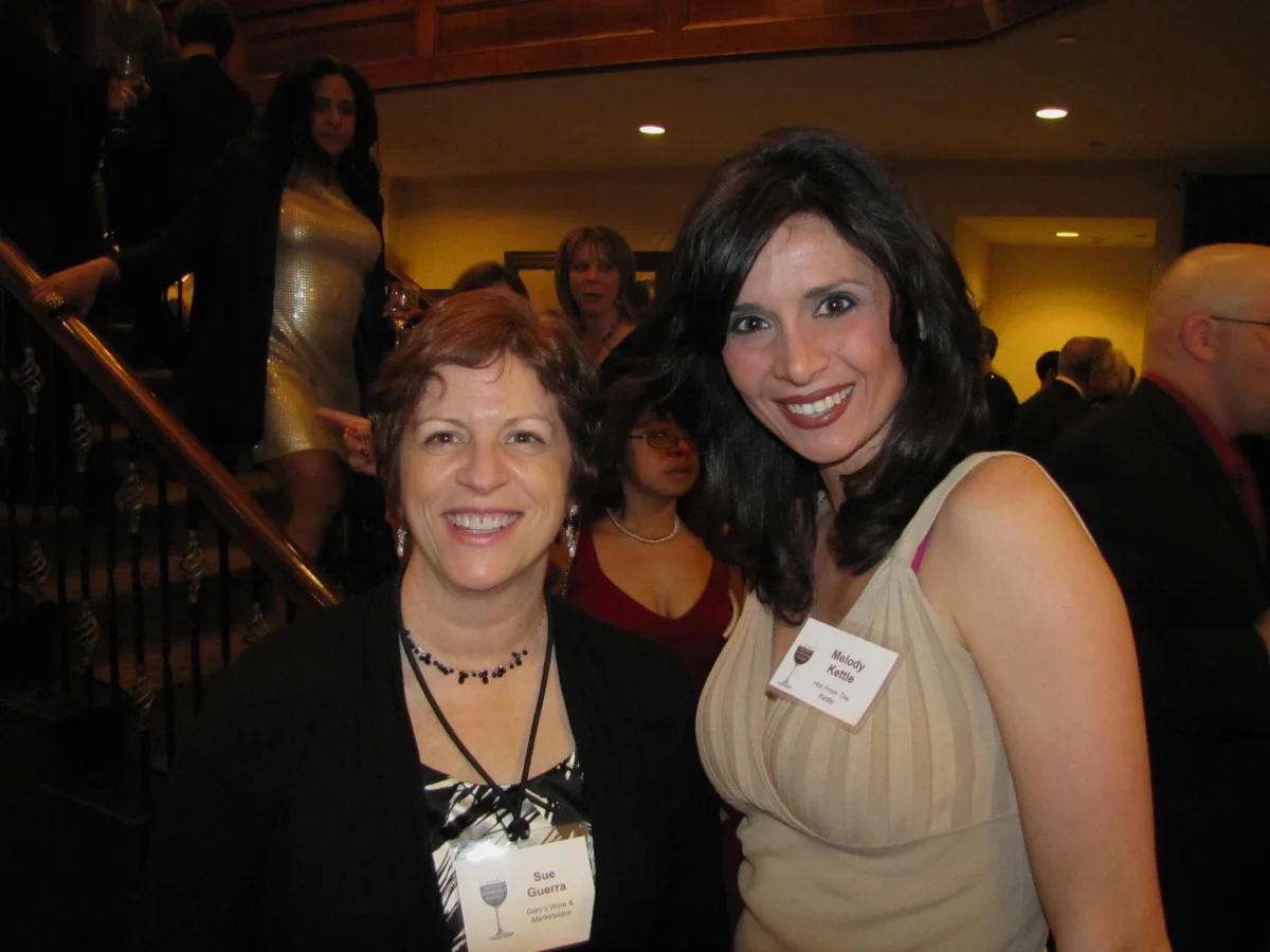 Sue Guerra of Gary's Wine and Marketplace with Melody Kettle