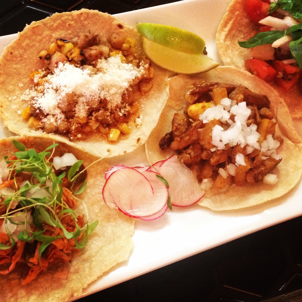 Selection of tacos