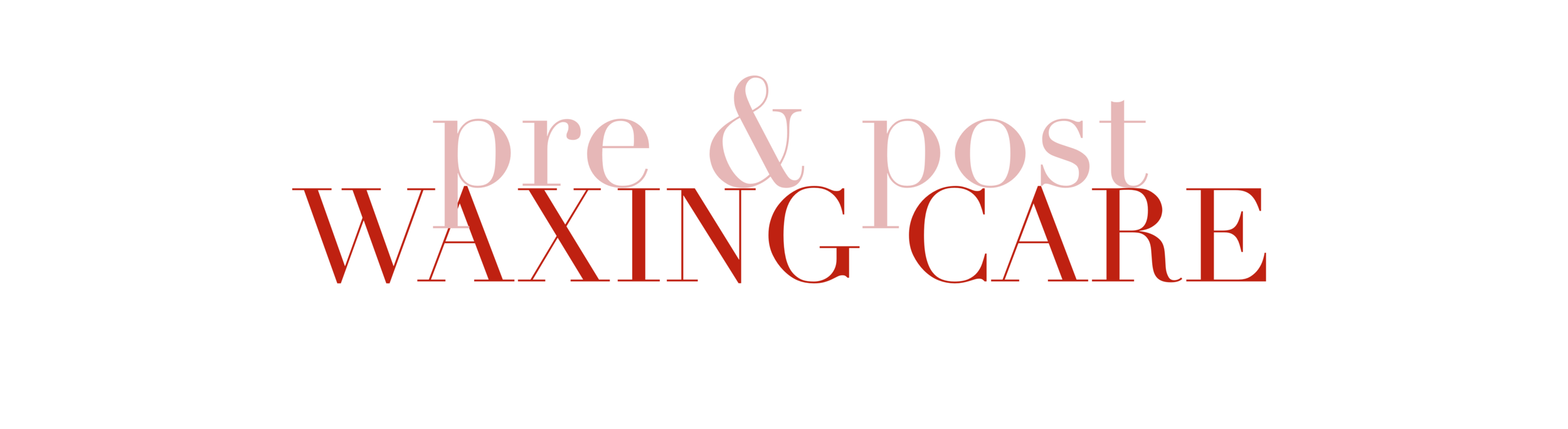 Pre & Post Wax Care — BARE BOUTIQUE