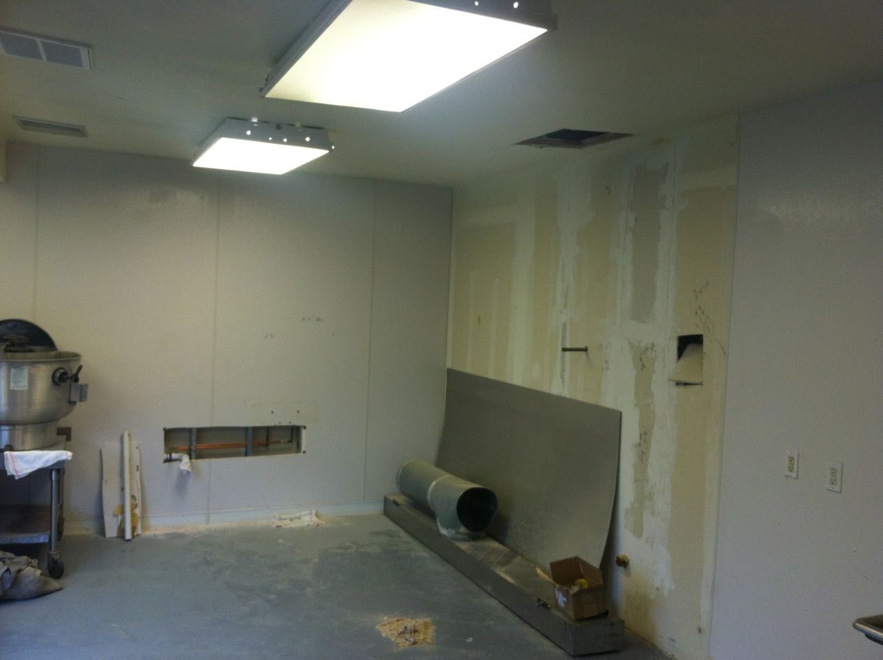The construction begins!