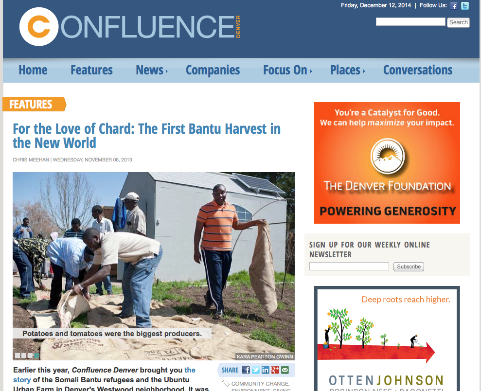 For the Love of Chard: The First Bantu Harvest in the New World 