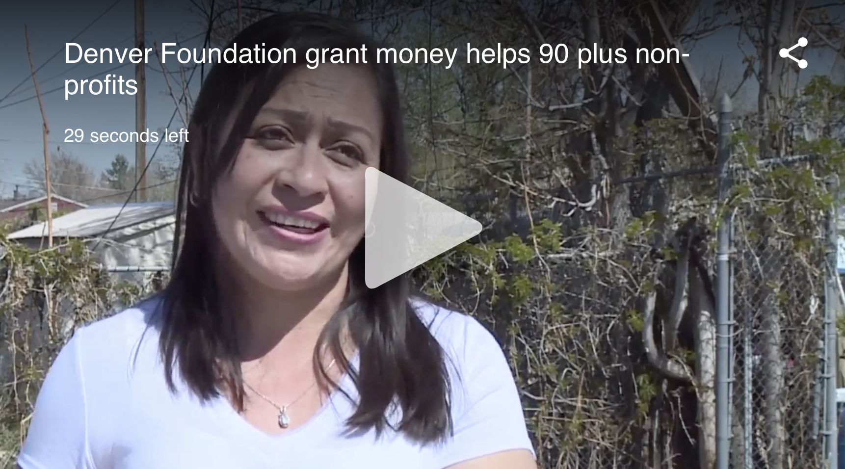 KDVR Fox 31: Denver Foundation grant money helps 90 plus non-profits
