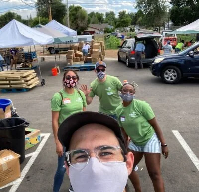 CI Volunteers at Re:Vision Westwood’s No Cost Grocery Program