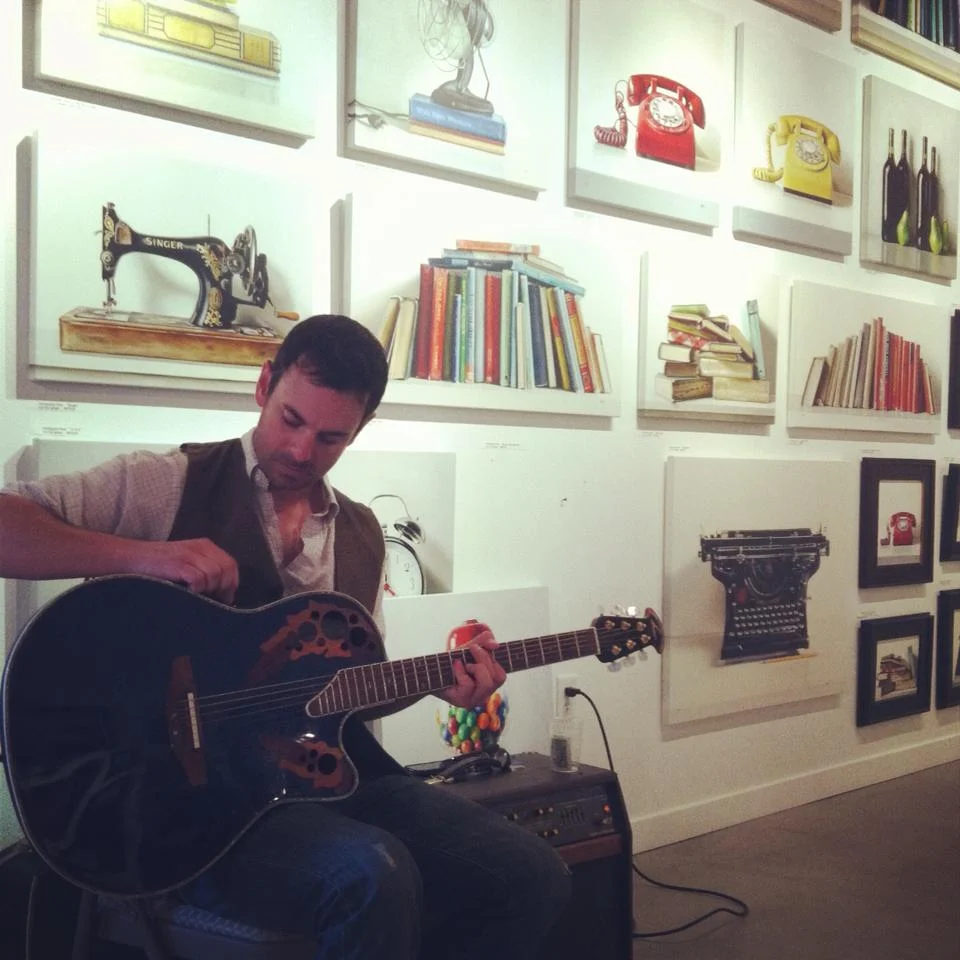 Opening night show celebration, the Elliot Fouts Gallery.