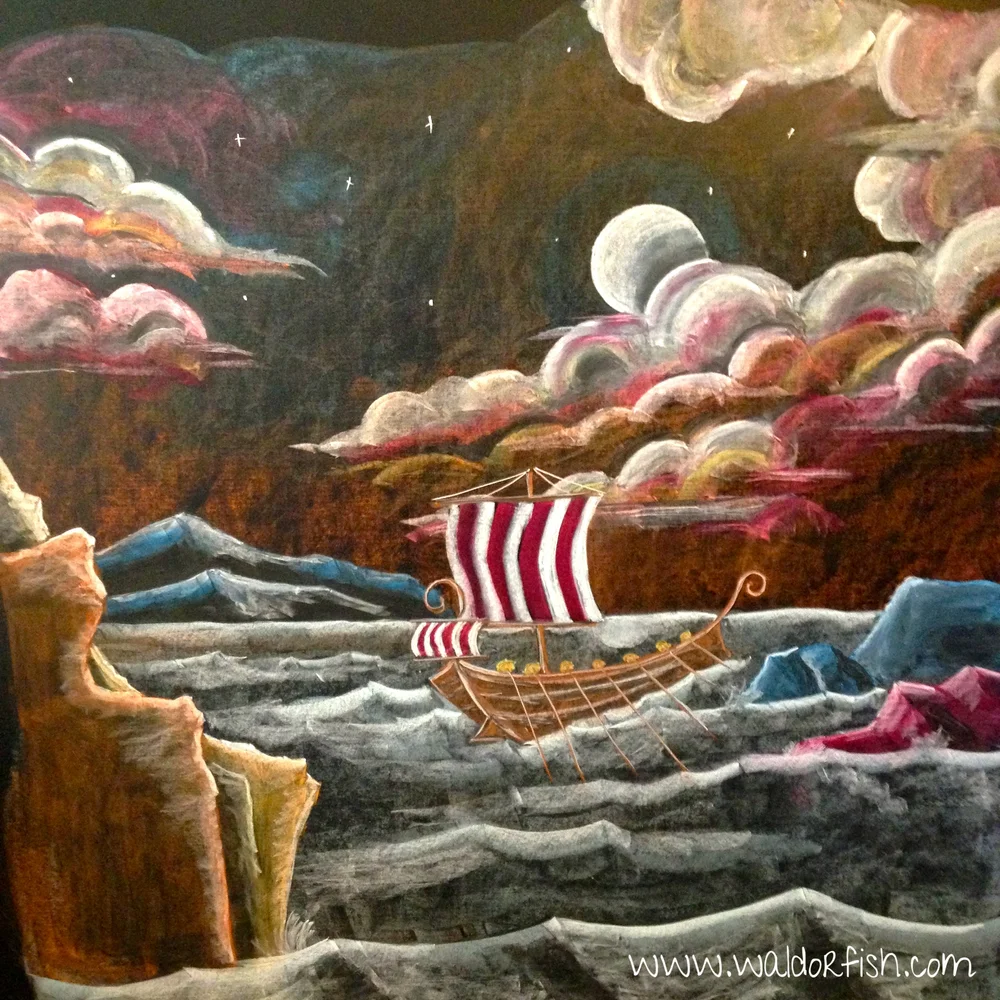 Waldorf chalkdrawing tutorial