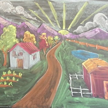 August - Week Three - Chalk/Pastel Perspective