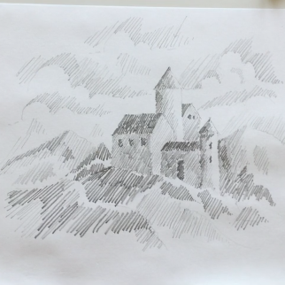 March - Week Two - Pencil, drawing/printer paper, eraser