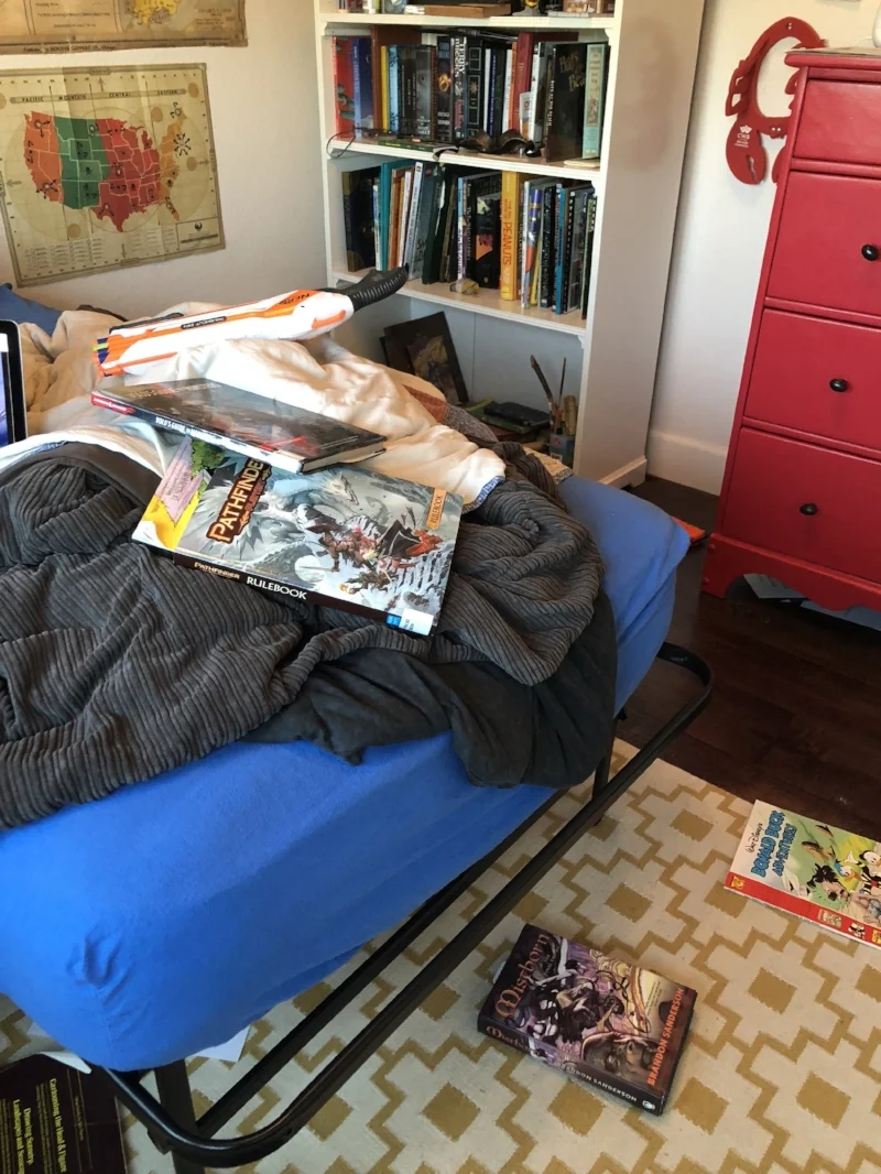 Teen bedroom. Keeping it real. Posted with permission ;)