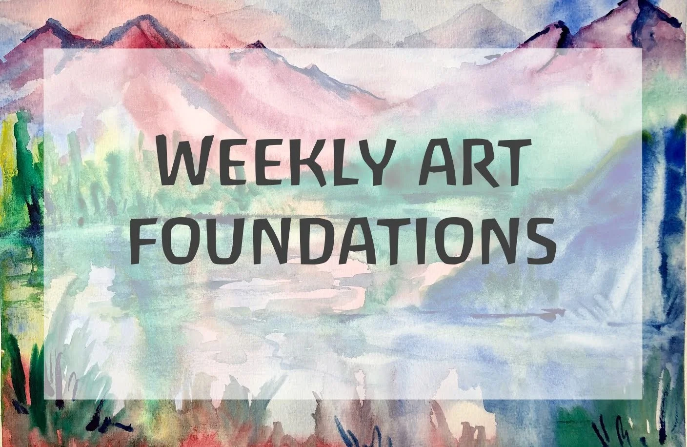 LIMITED ENROLLMENT WINDOWS, AGE 7+  
A year’s worth of introductory level art lessons exploring a variety of new mediums and new skills. Plenty of room to experiment. *Enrollment will re-open in January, 2027!