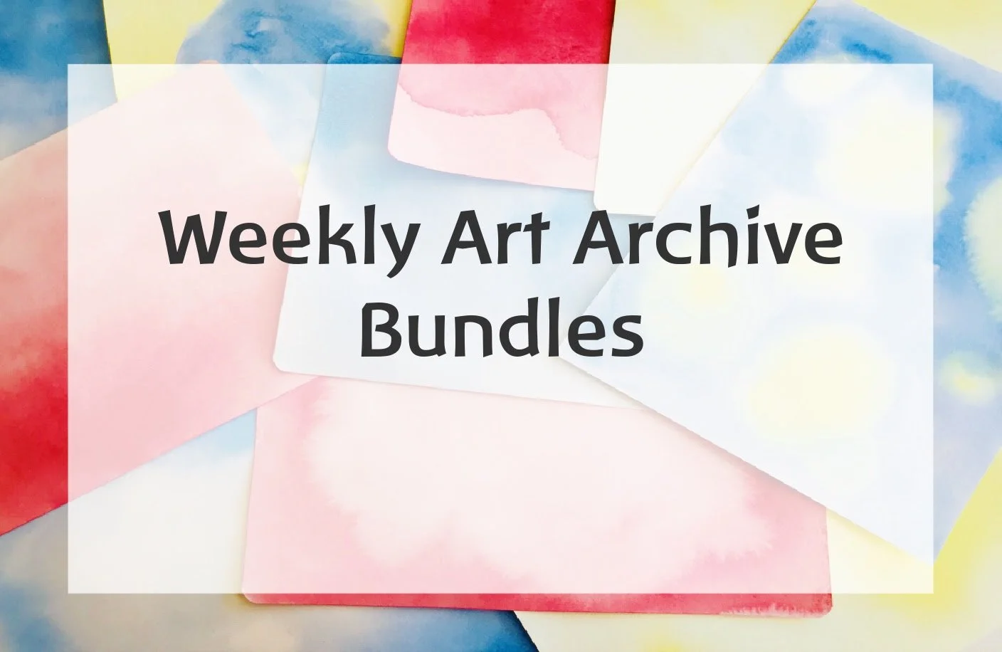 AVAILABLE YEAR ROUND for AGES 7+  Bite-sized collections of four art lessons each - perfect when you're looking for a little creative inspiration without committing to a full course. Perfect for dipping your toes in.