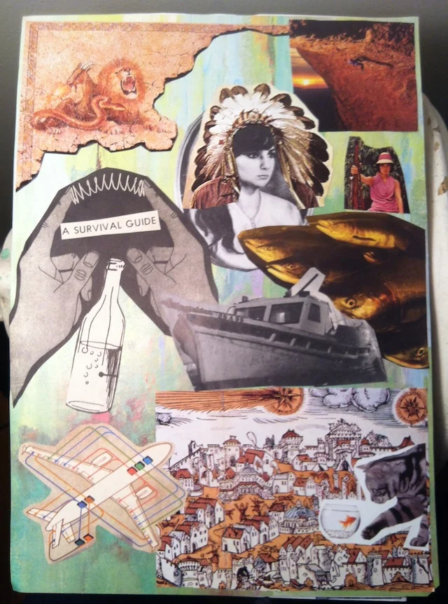 The first collage I made. 