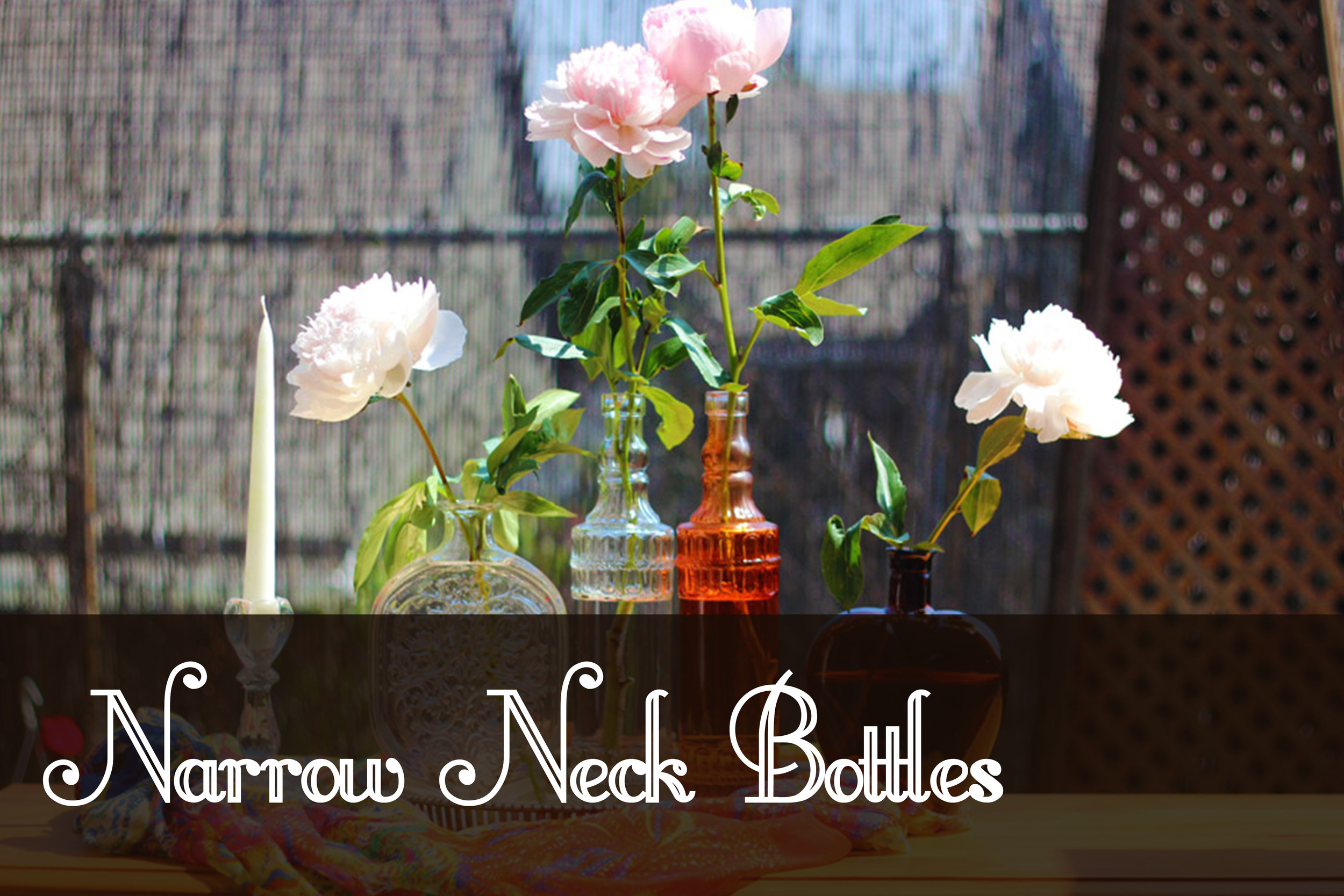 5 Beautiful ways to use Narrow Neck Vases