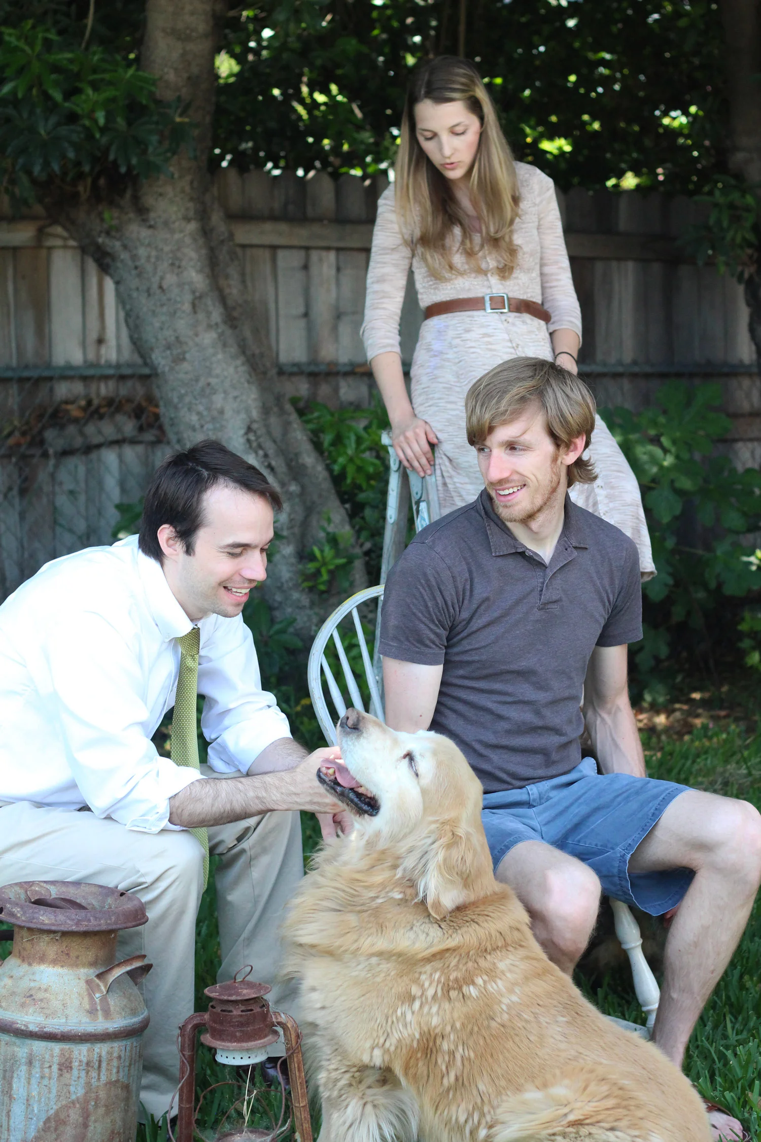 "I'm so happy the whole family is home.  I get lots more pets and cheese."