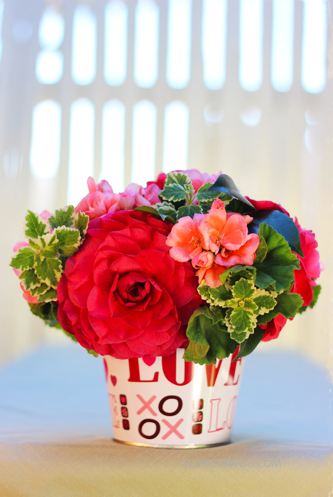Valentine Flower Arrangement