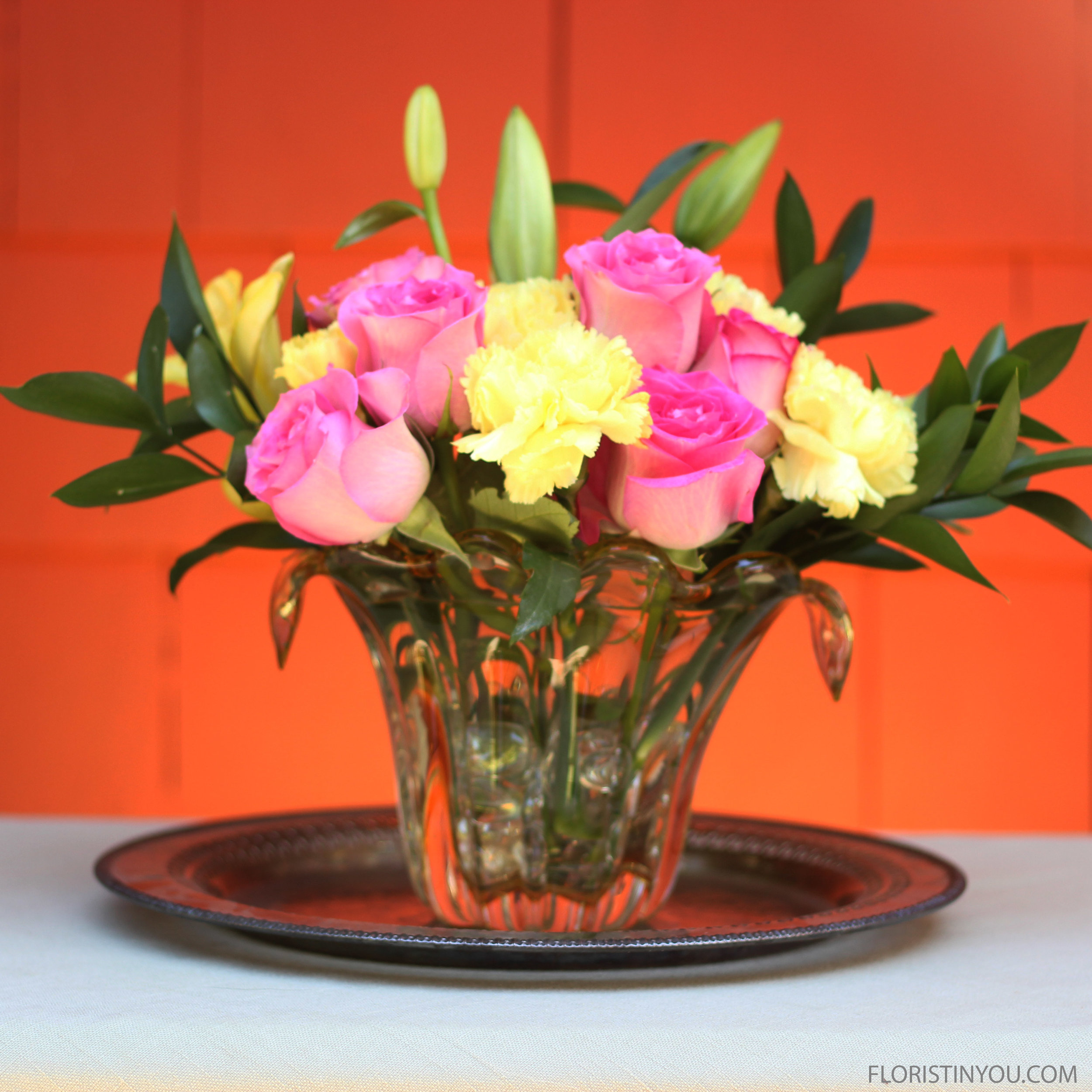 Arranging Flowers You Bought an Online in Your Vase
