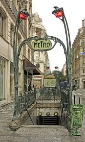 Paris Subway Entrance