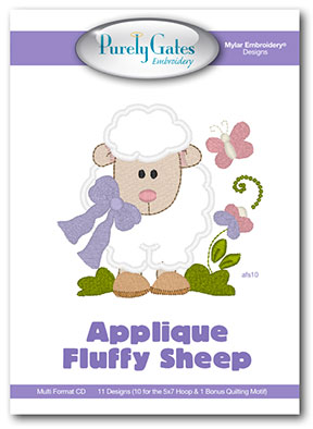 Applique Fluffy Sheep