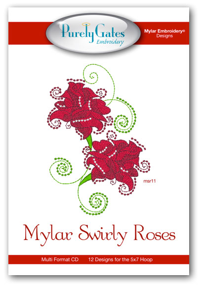 Mylar Swirly Roses