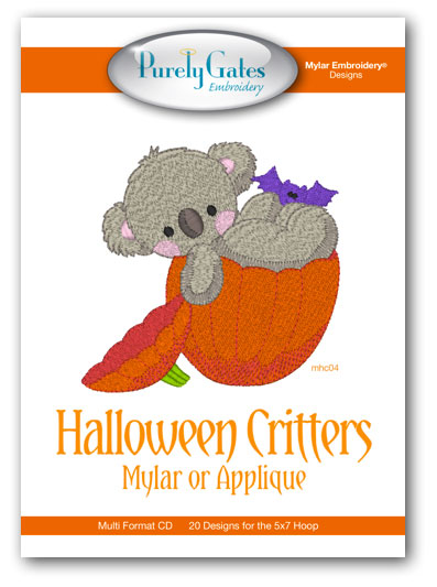 Halloween Critters Mylar or Applique