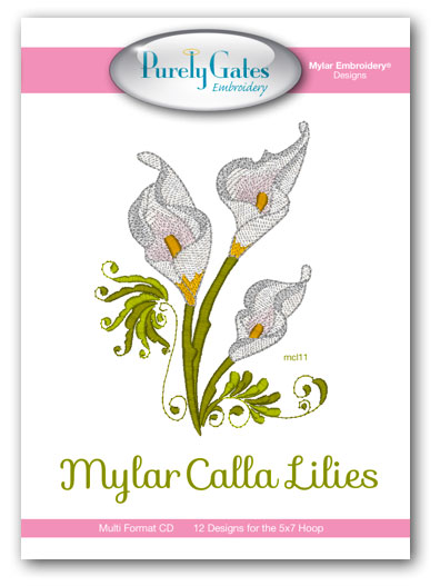 Mylar Calla Lilies