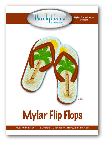 Mylar Flip Flops