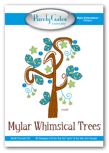 Mylar Whimsical Trees