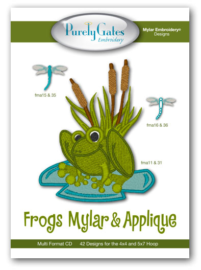 Frogs Mylar and Applique